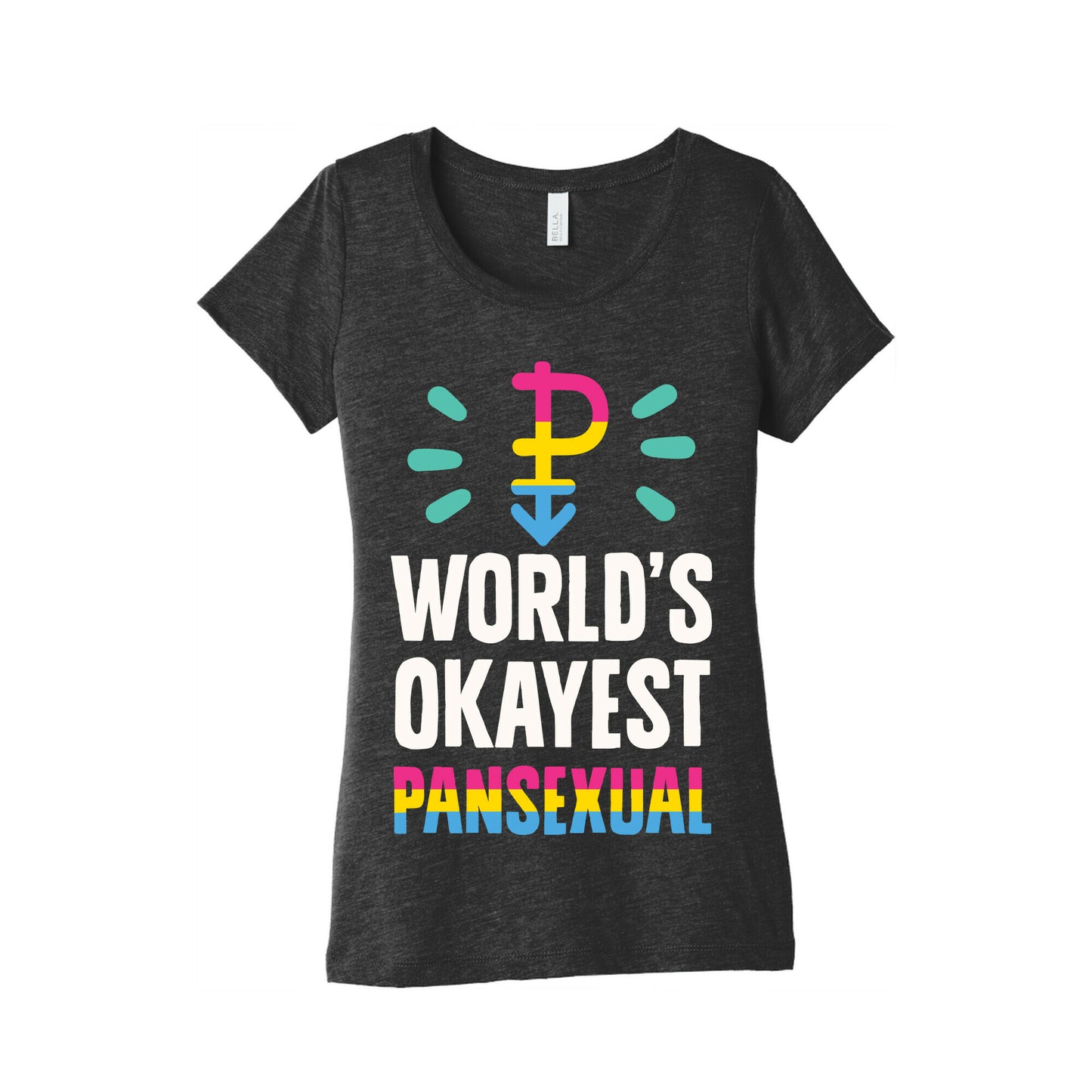 World's Okayest Pansexual Women's Triblend Tee