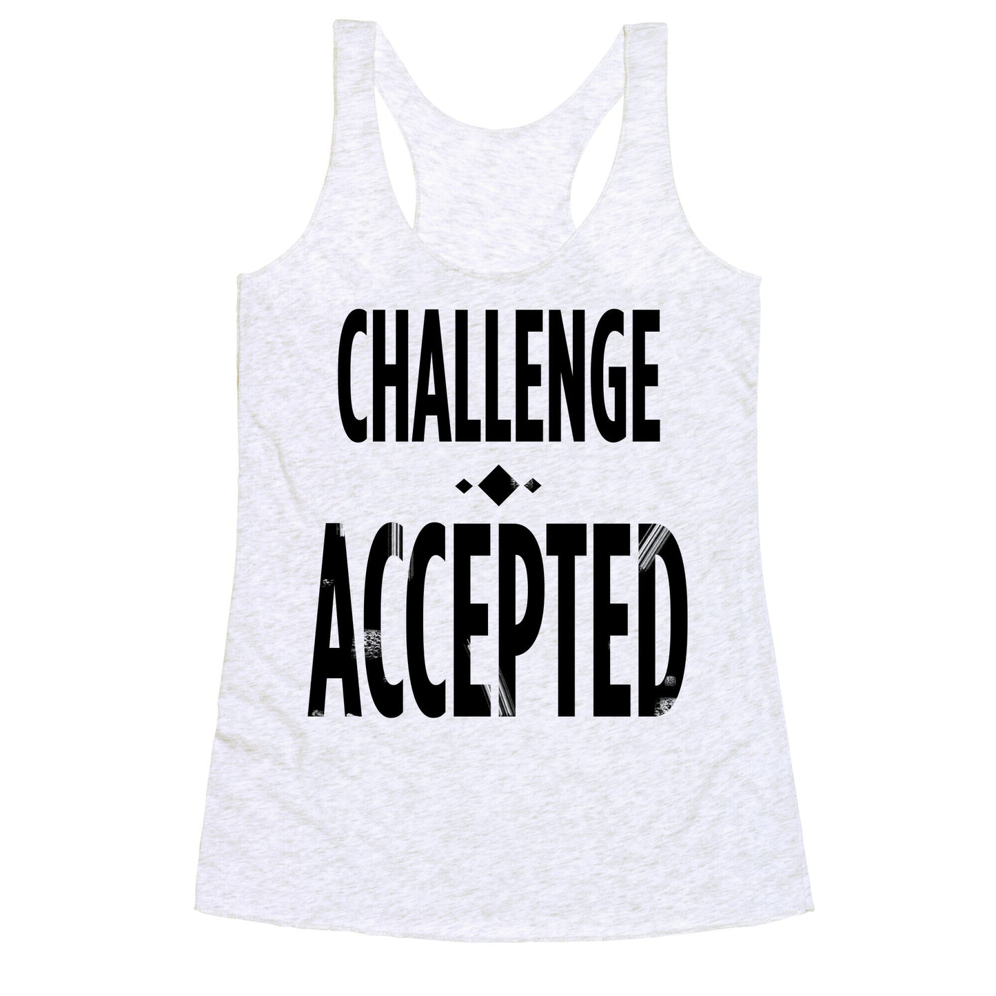 Challenge Accepted Racerback Tank