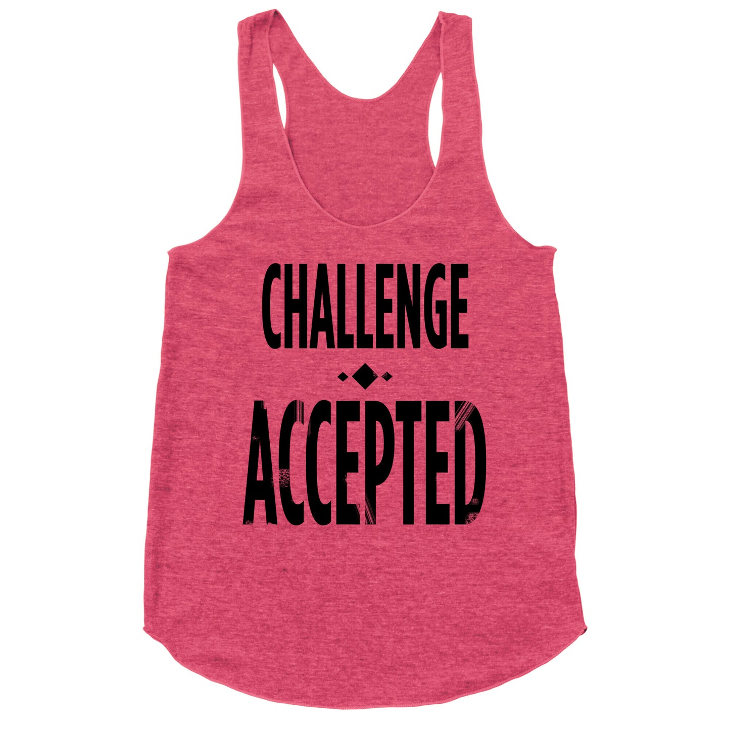 Challenge Accepted Racerback Tank