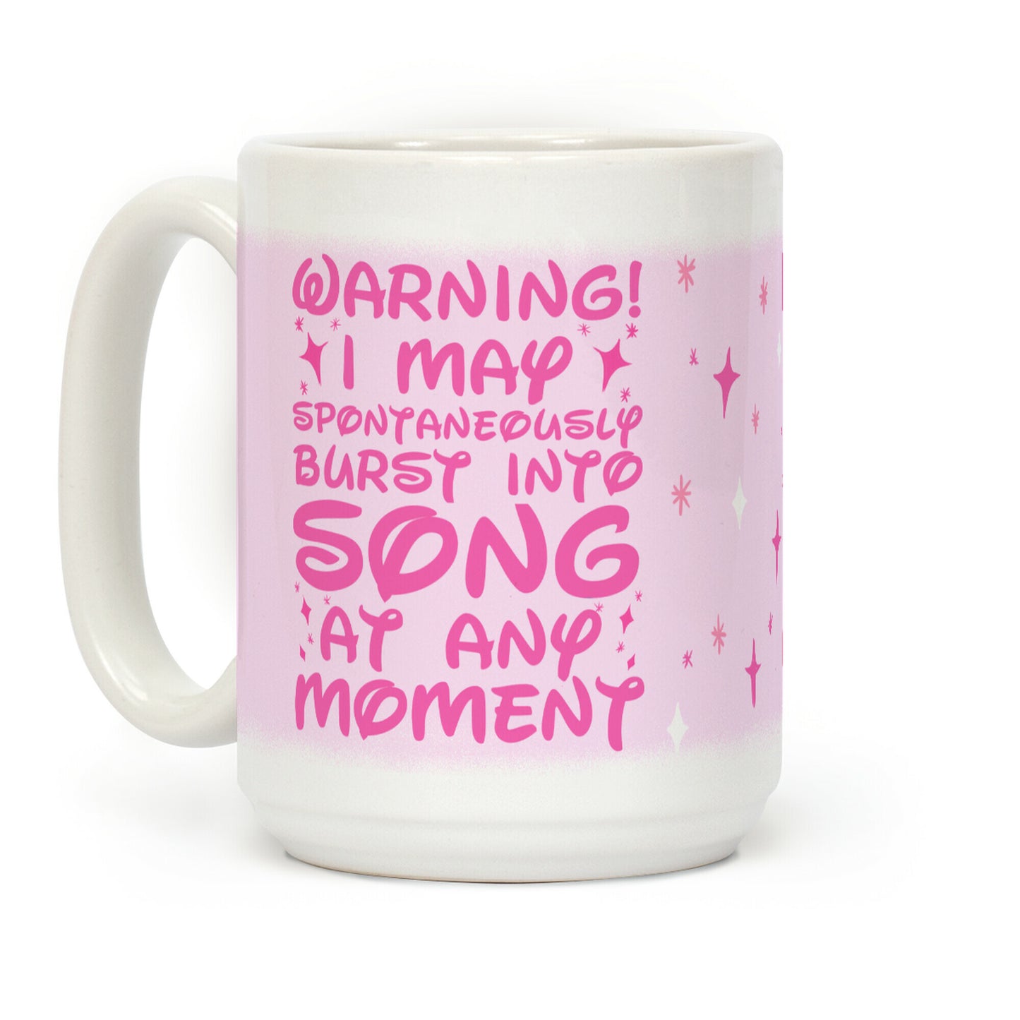 Warning! I May Spontaneously Burst into Song Coffee Mug
