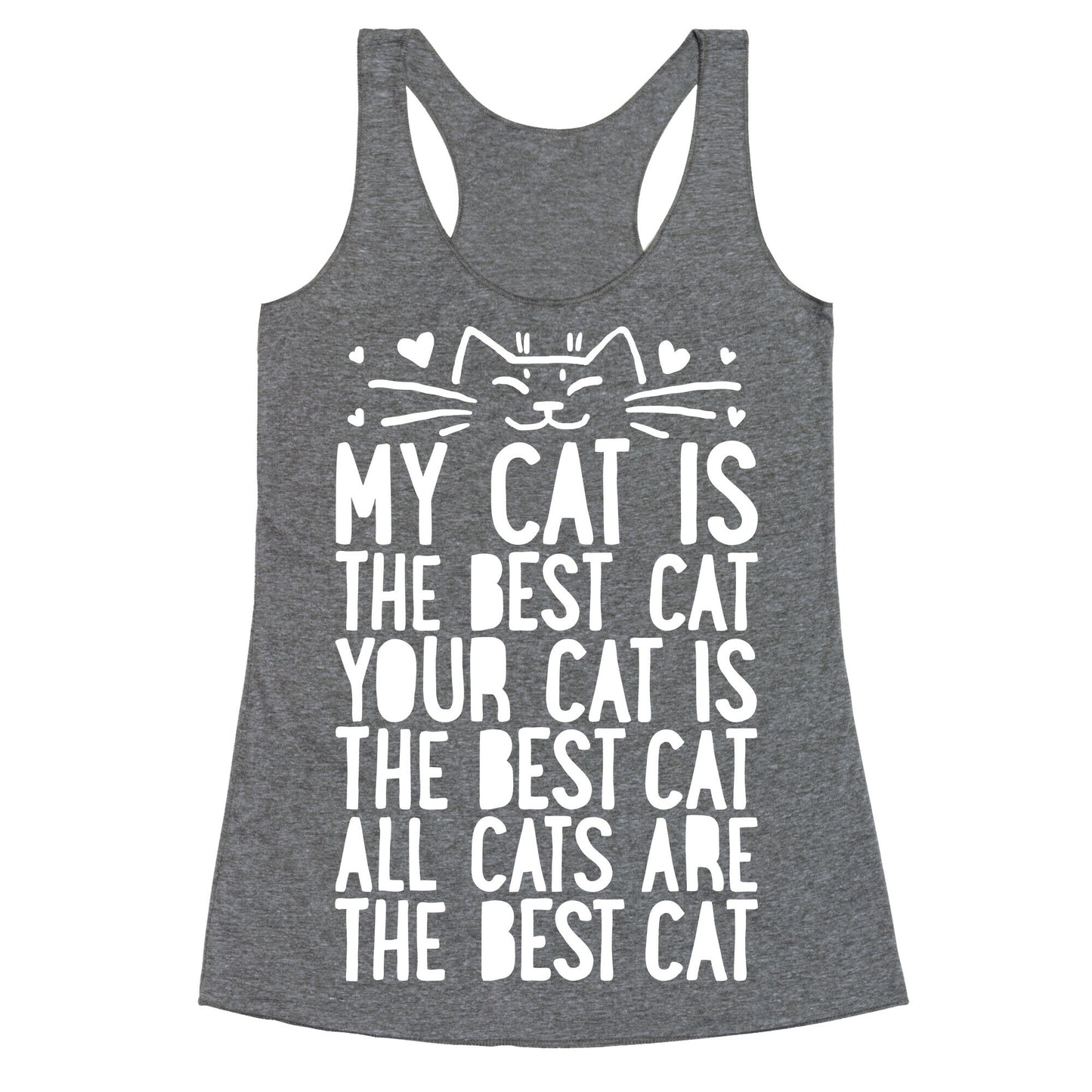 Every Cat Is The Best Cat Racerback Tank