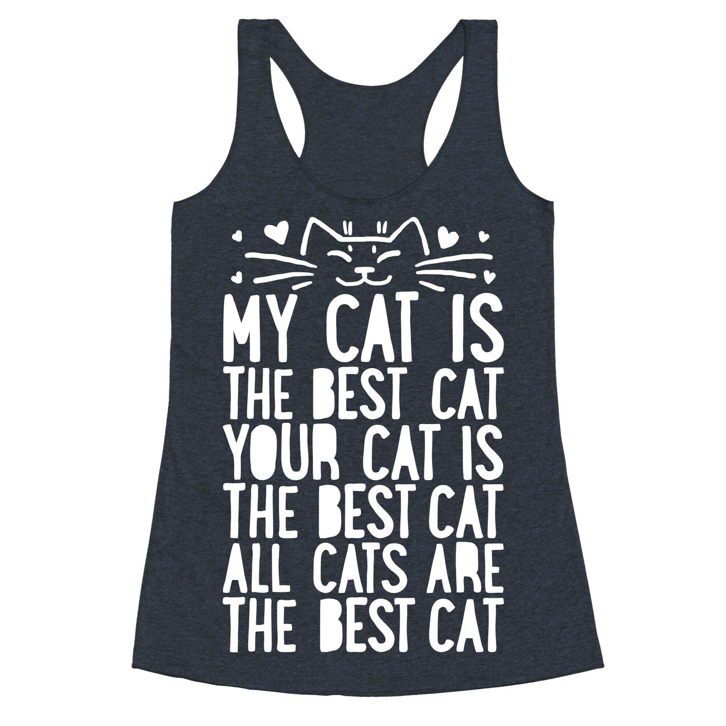 Every Cat Is The Best Cat Racerback Tank