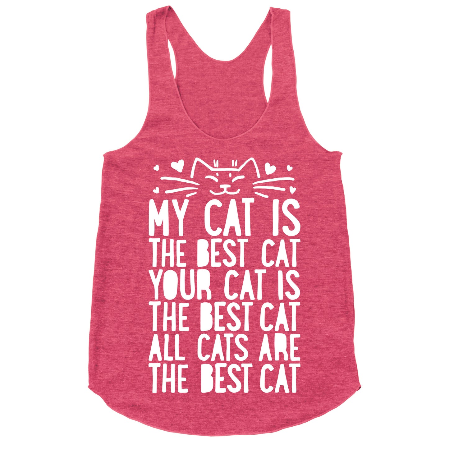 Every Cat Is The Best Cat Racerback Tank