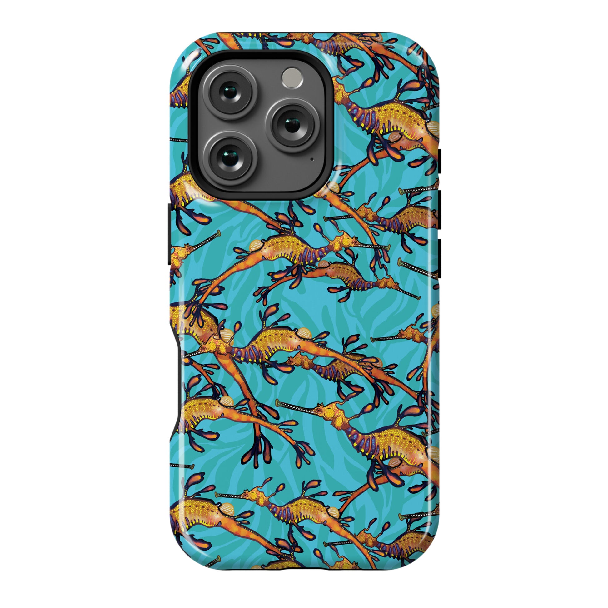 Weedy Sea Dragon Nautical Pattern Phone Case