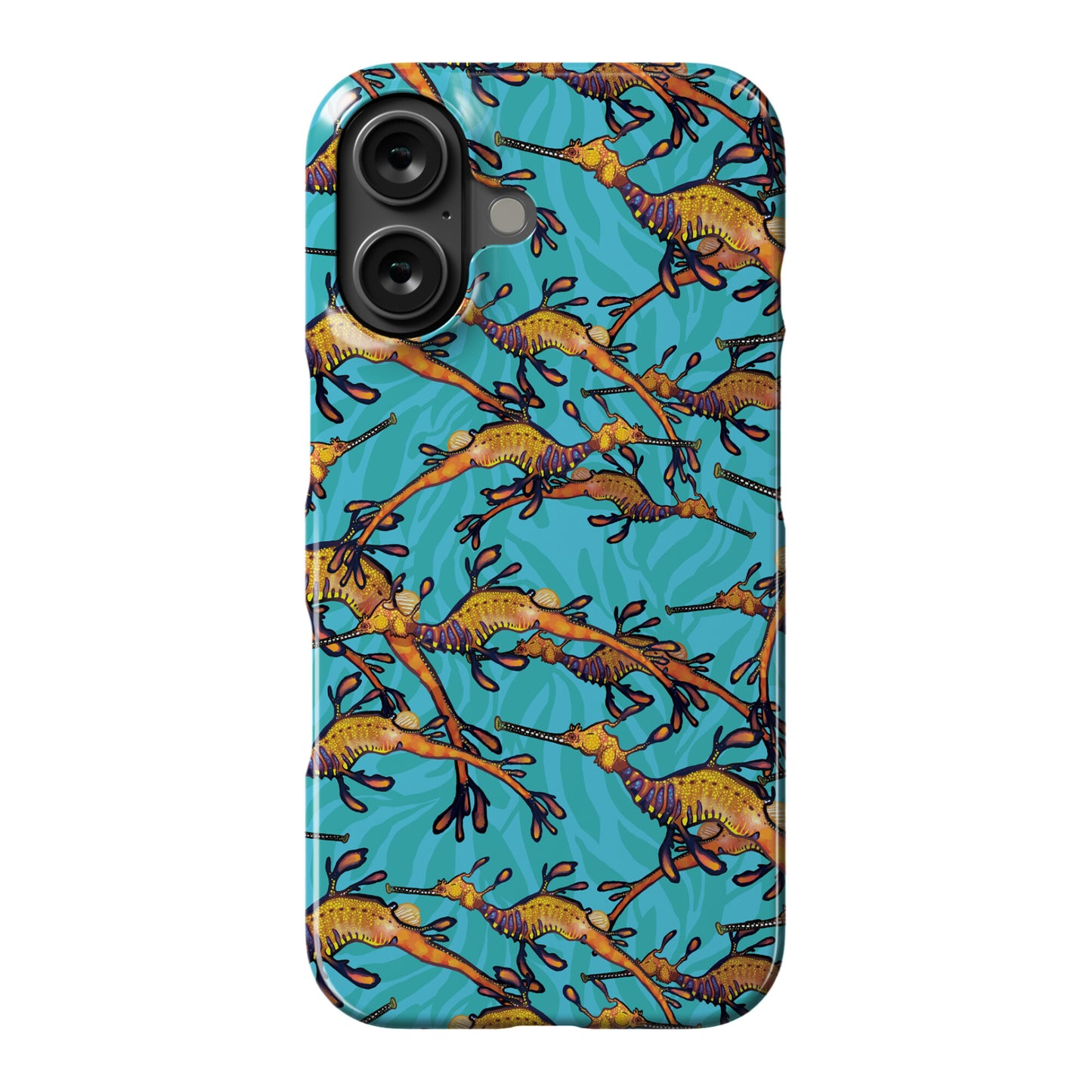 Weedy Sea Dragon Nautical Pattern Phone Case