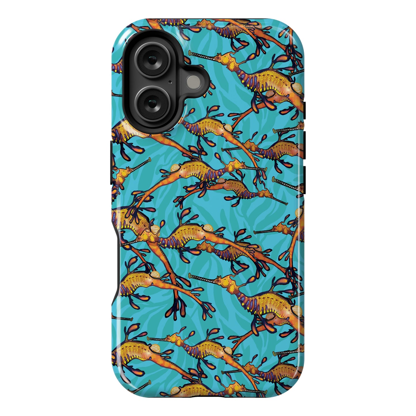 Weedy Sea Dragon Nautical Pattern Phone Case
