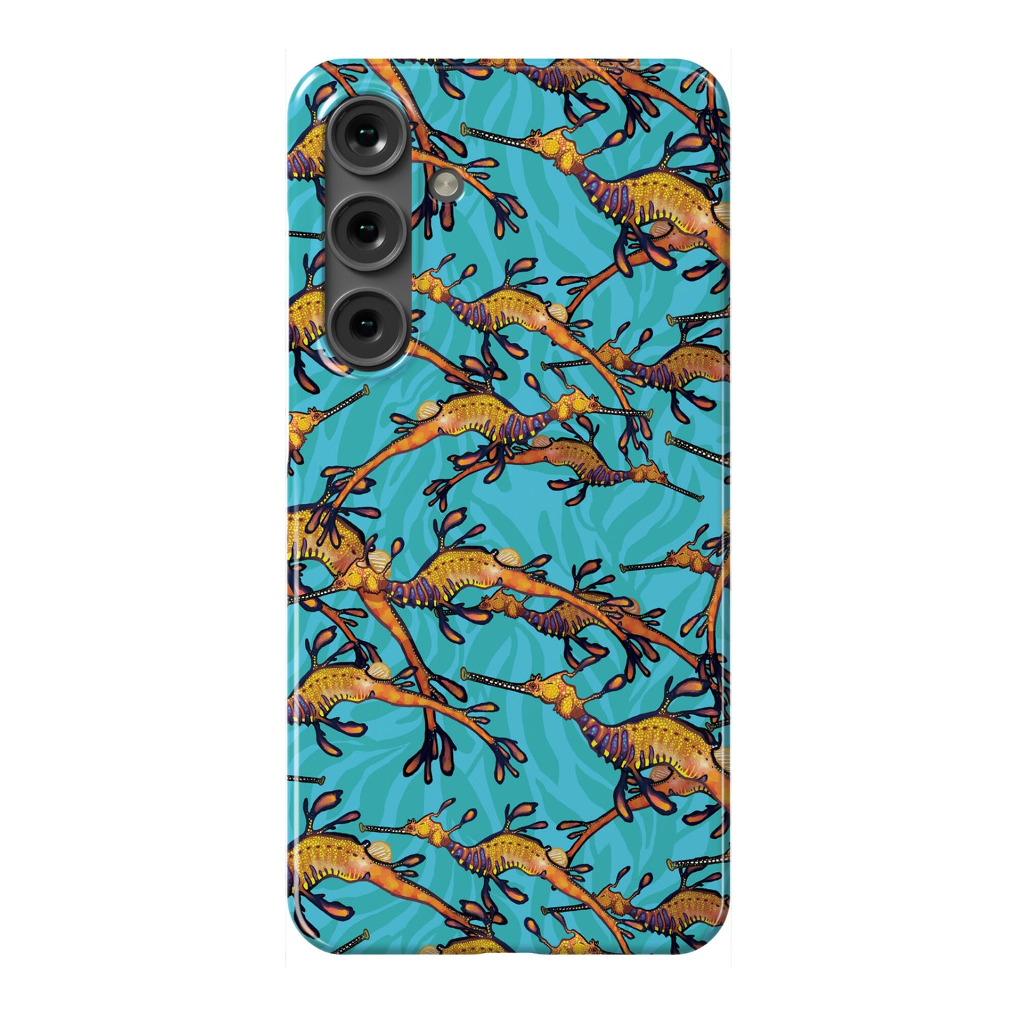 Weedy Sea Dragon Nautical Pattern Phone Case