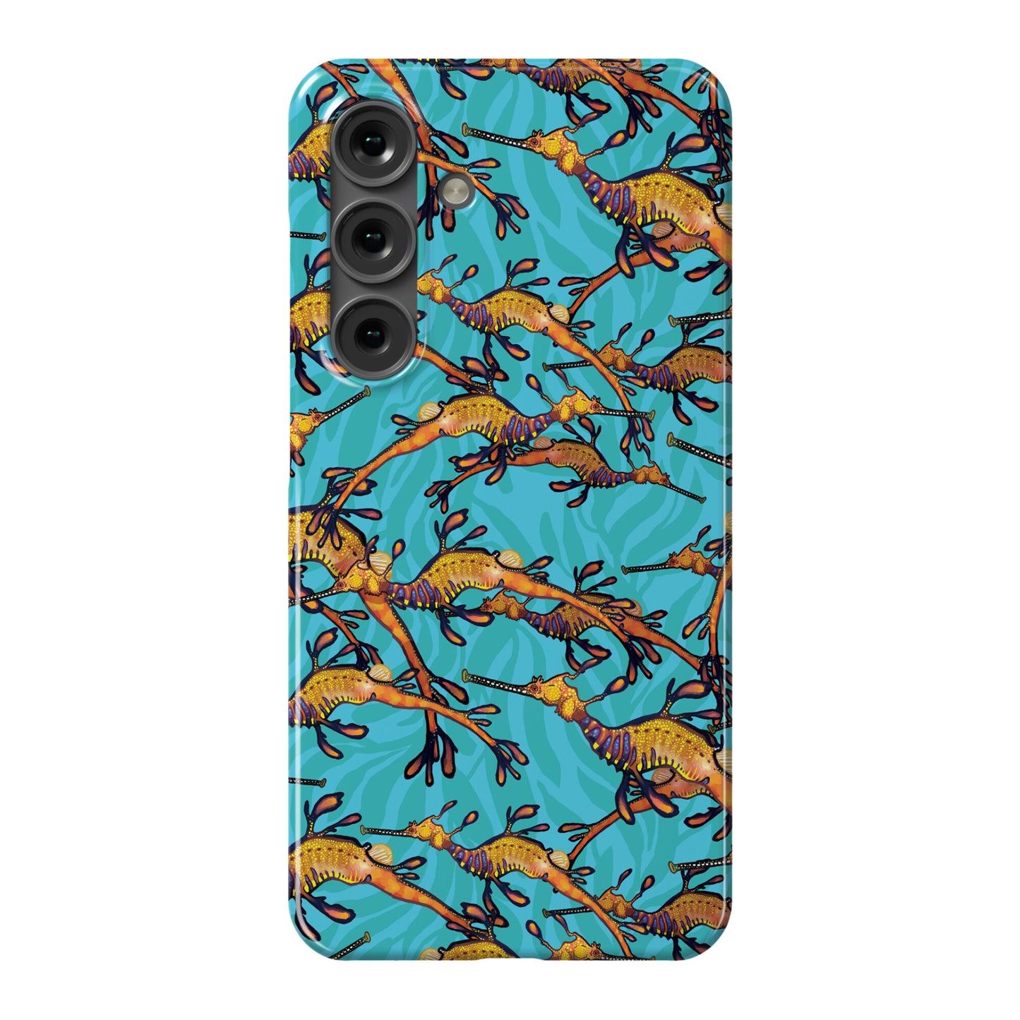 Weedy Sea Dragon Nautical Pattern Phone Case