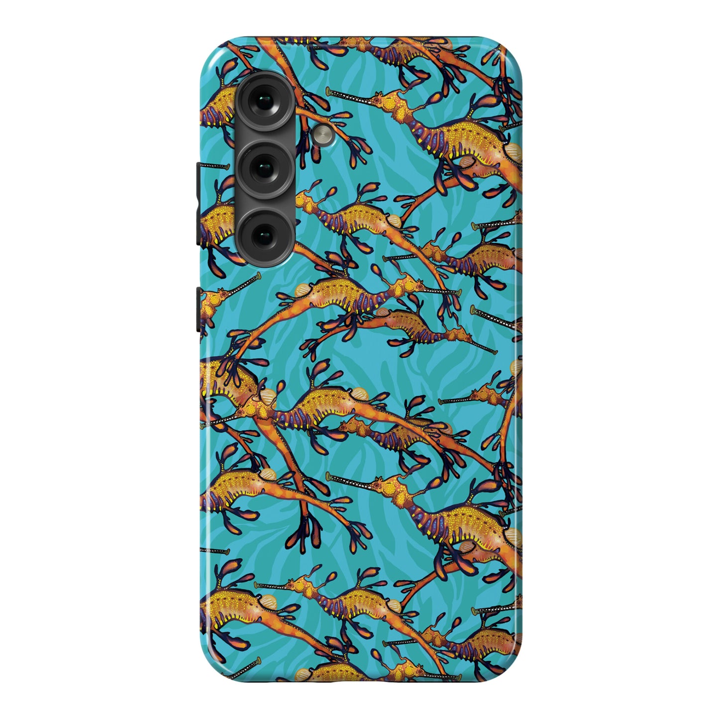 Weedy Sea Dragon Nautical Pattern Phone Case