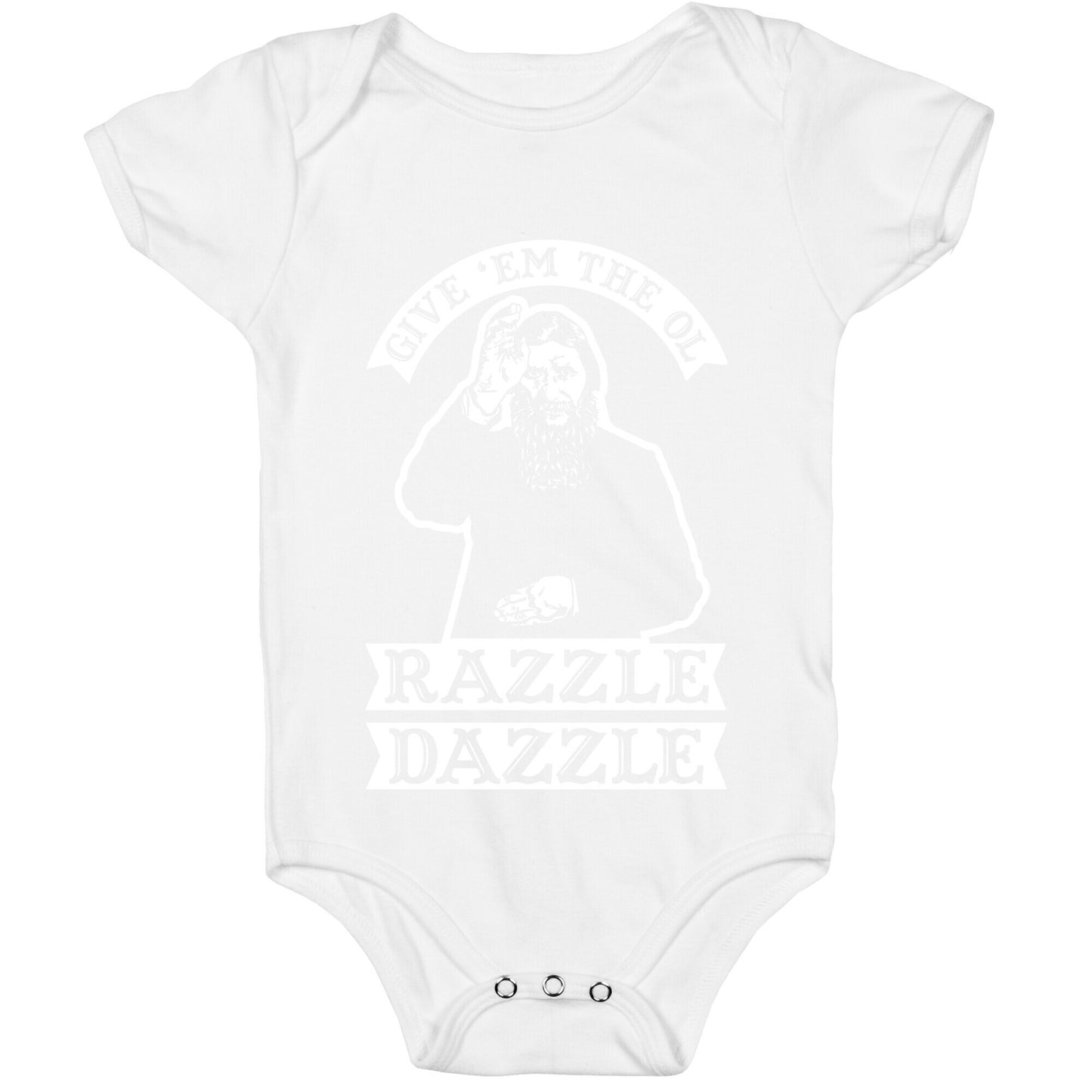 Give 'Em the Ol Razzle Dazzle Rasputin Baby One Piece