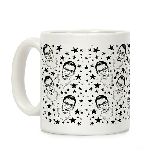 Ruth Bader Ginsburg Pattern Coffee Mug
