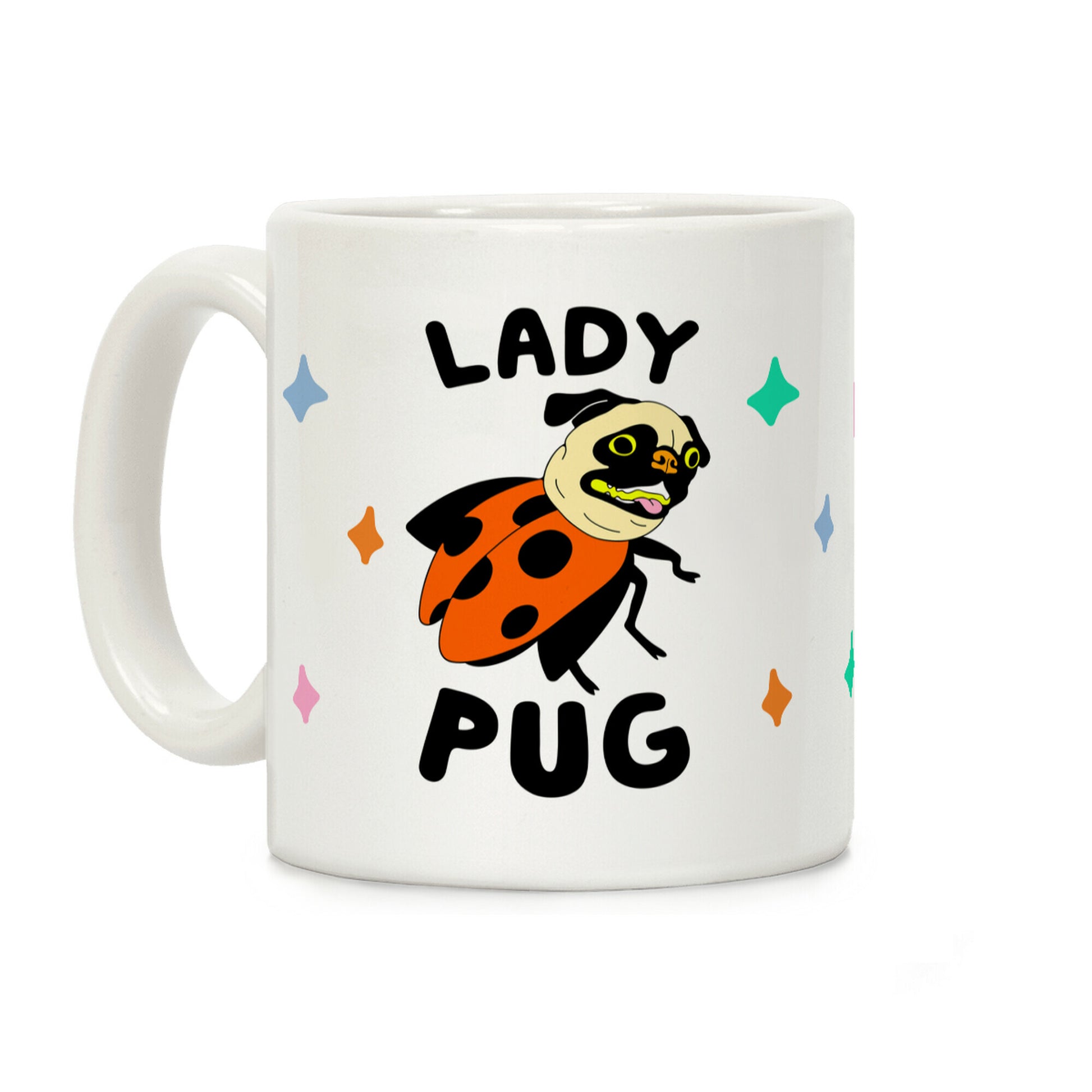 Lady Pug Coffee Mug
