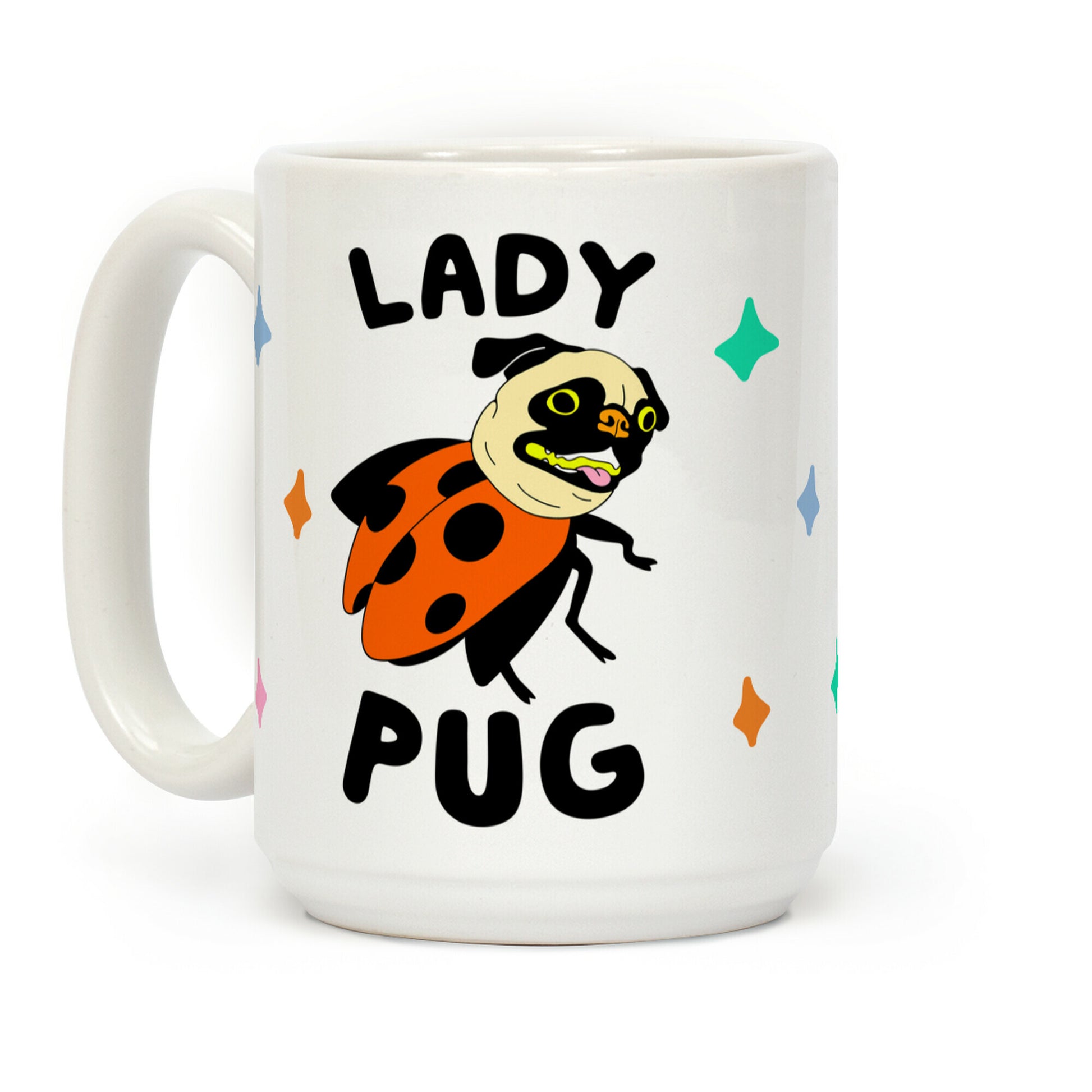 Lady Pug Coffee Mug