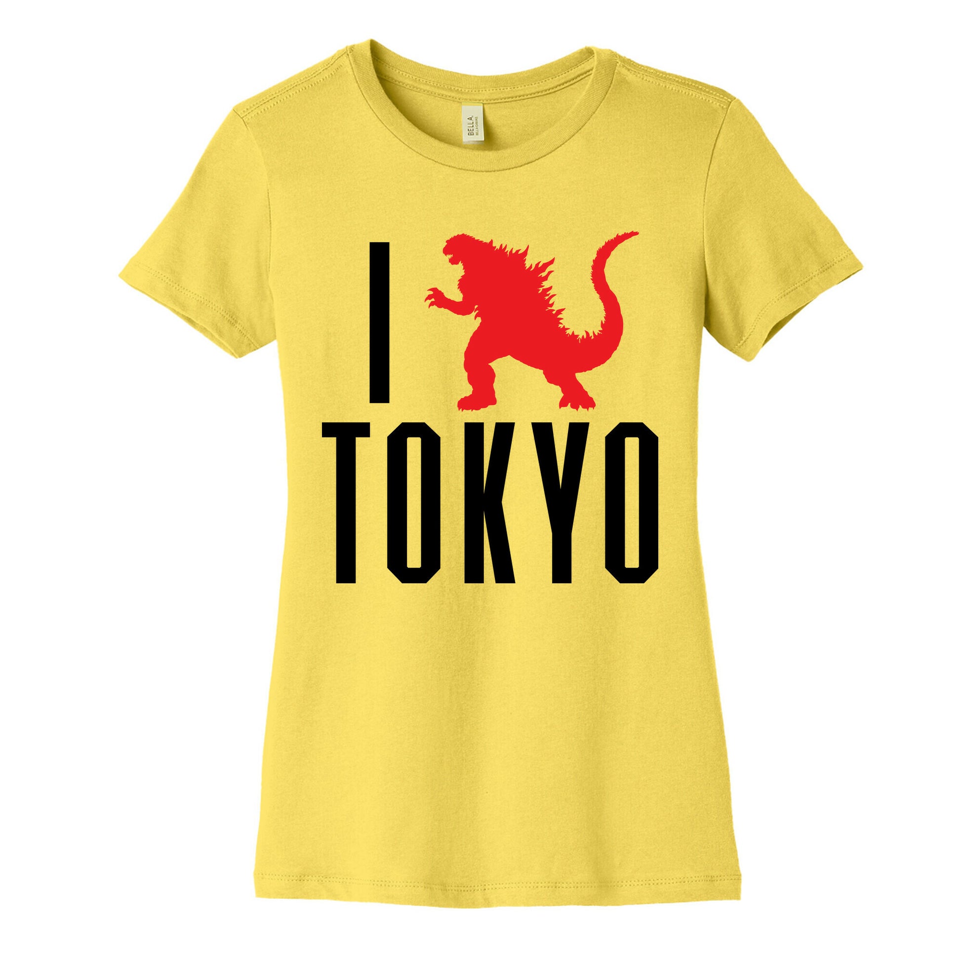 I Love Tokyo (Godzilla) Women's Cotton Tee