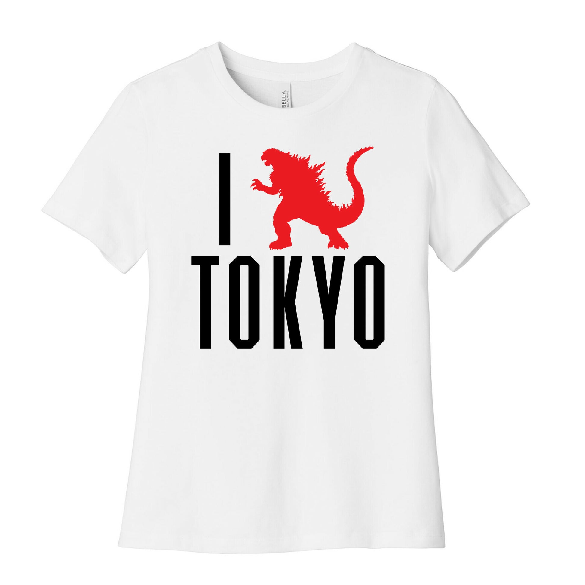 I Love Tokyo (Godzilla) Women's Cotton Tee