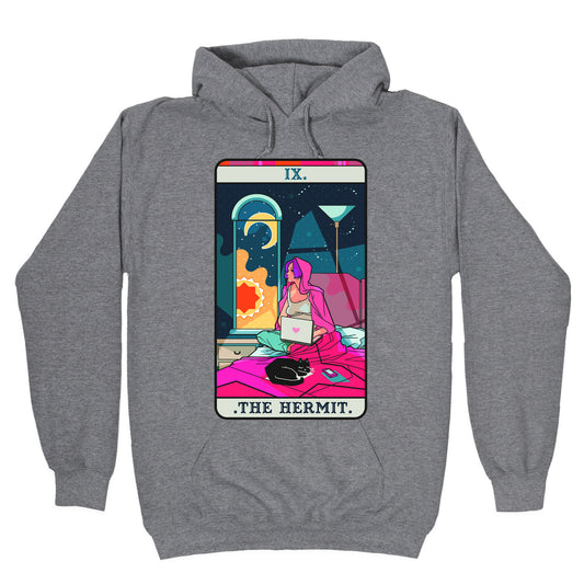 Hermit Tarot Card Hoodie