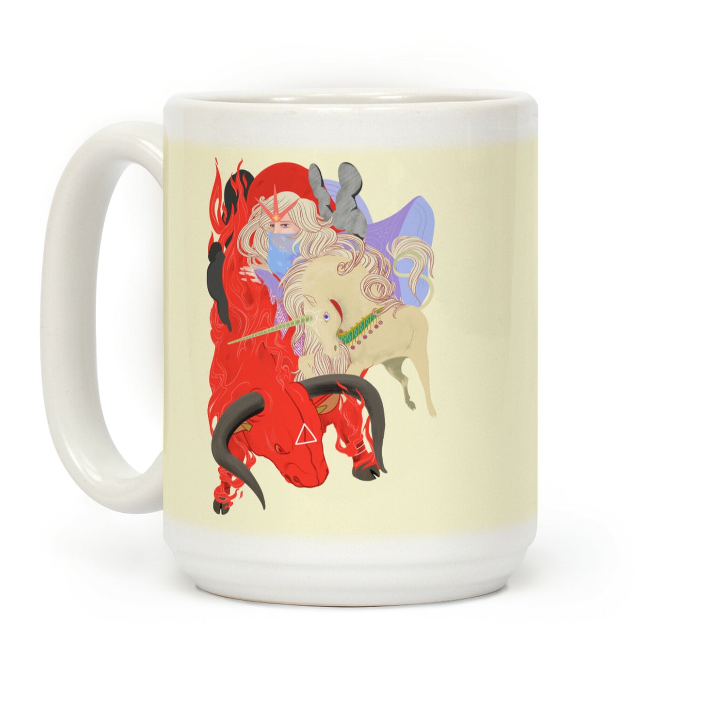 The Last Unicorn And The Red Bull Coffee Mug