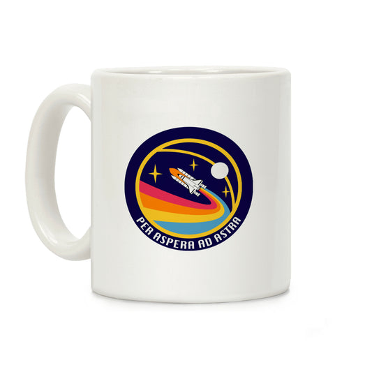 Per Aspera Ad Astra Vintage Logo Coffee Mug
