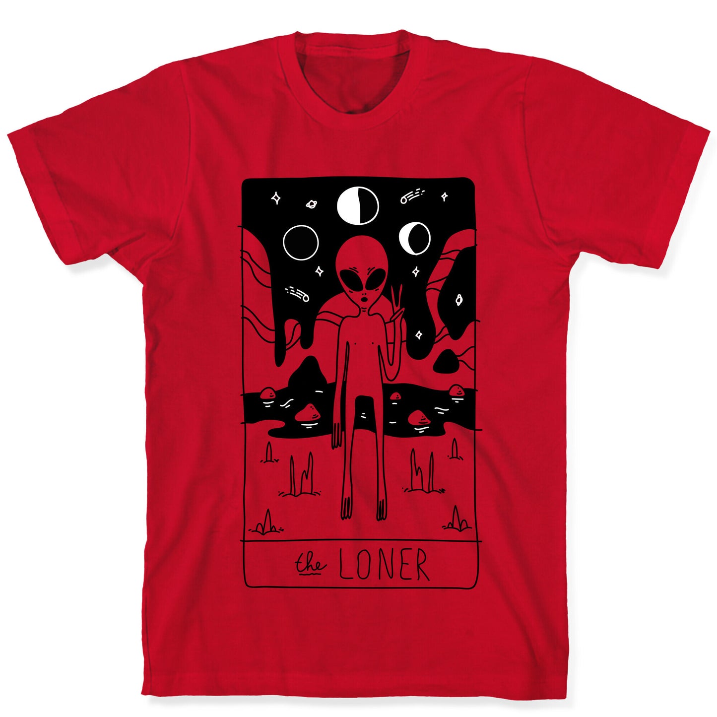The Loner Tarot Card T-Shirt