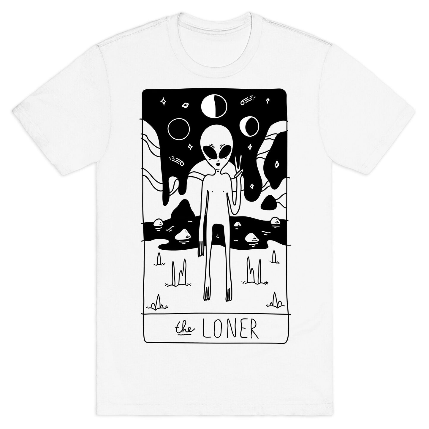 The Loner Tarot Card T-Shirt