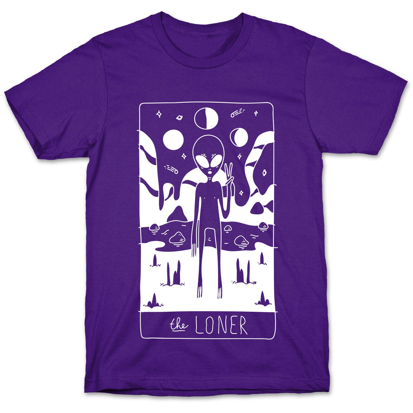 The Loner Tarot Card T-Shirt