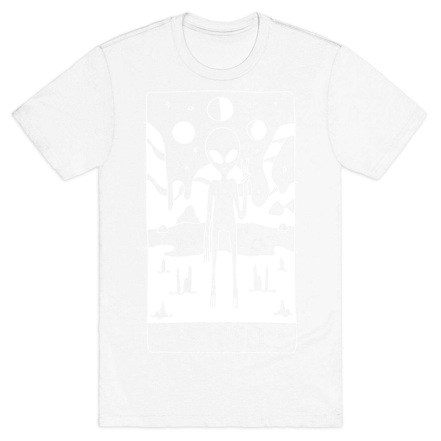 The Loner Tarot Card T-Shirt