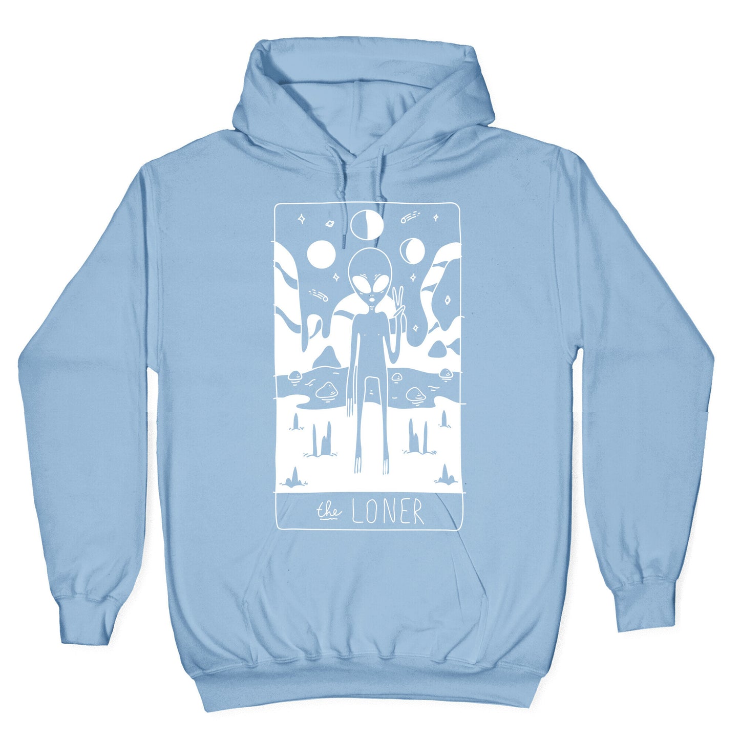 The Loner Tarot Card Hoodie