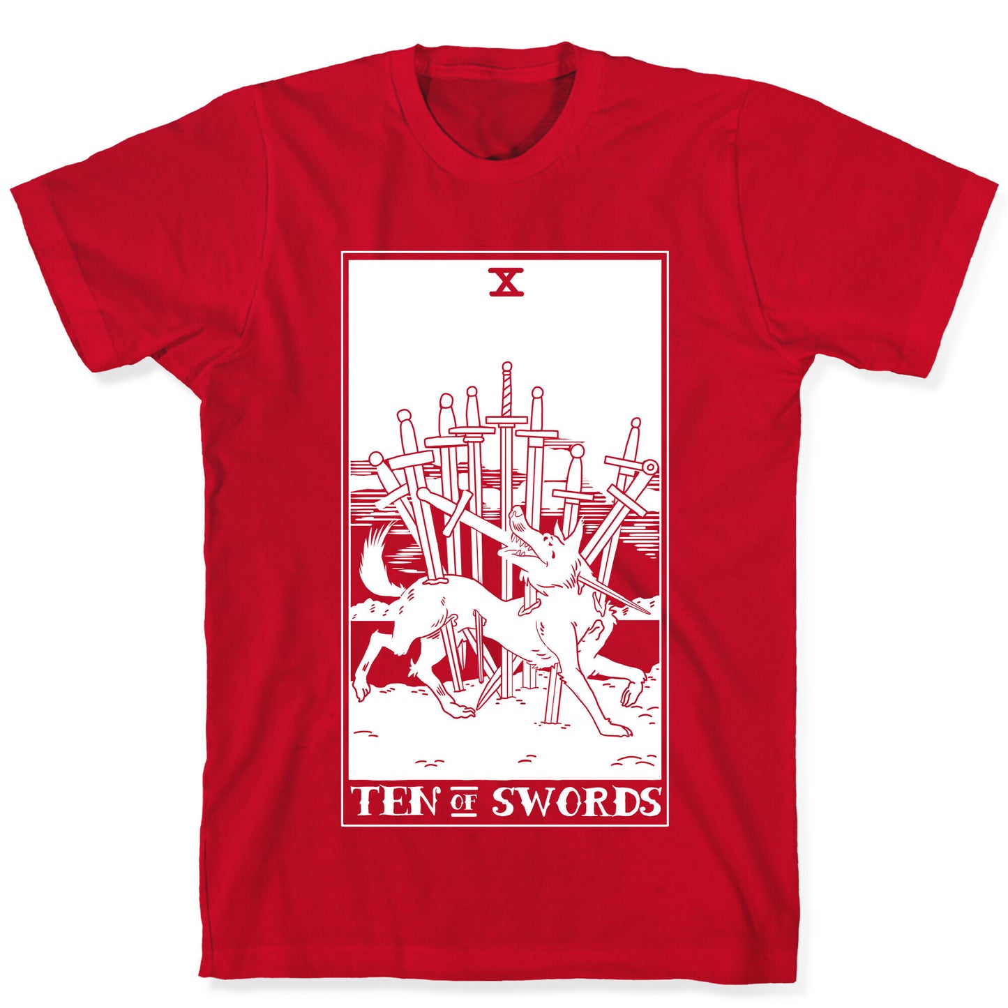 The Ten Of Swords T-Shirt