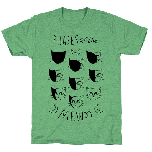 Phases Of The Mewn Unisex Triblend Tee
