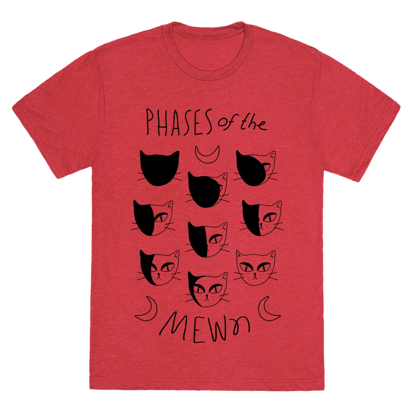 Phases Of The Mewn Unisex Triblend Tee