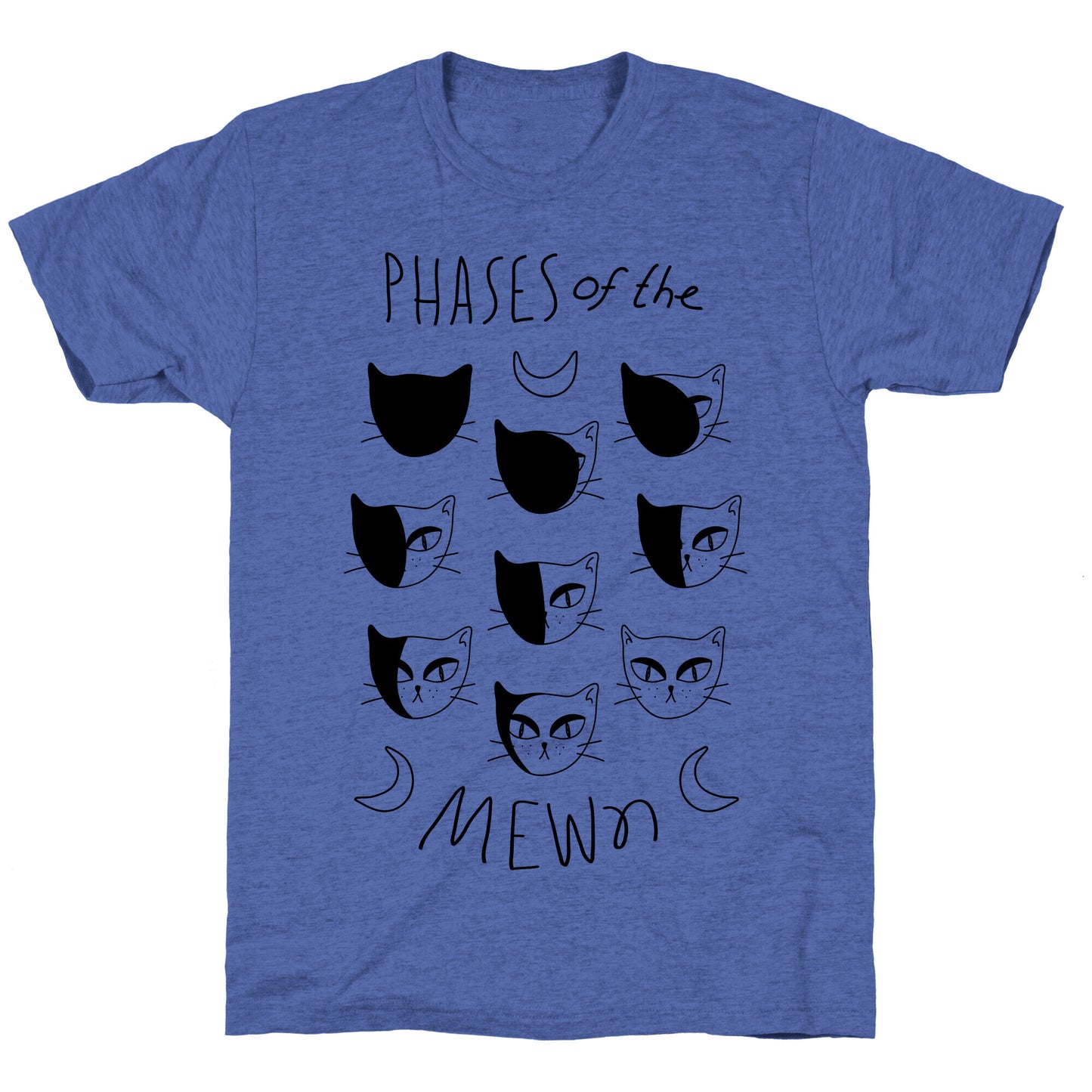 Phases Of The Mewn Unisex Triblend Tee