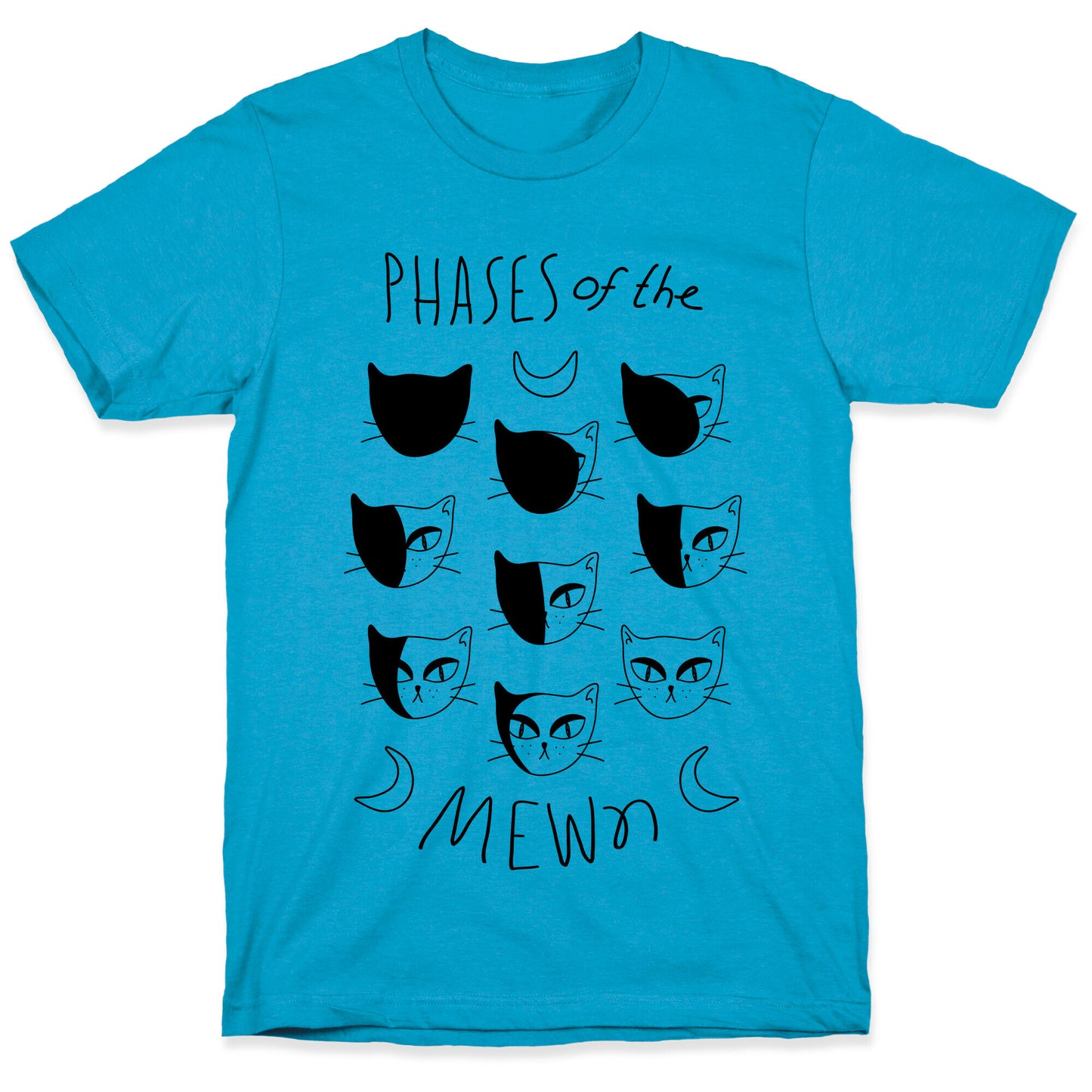 Phases Of The Mewn Unisex Triblend Tee