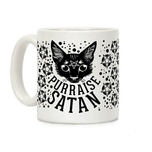 Purraise Satan Coffee Mug