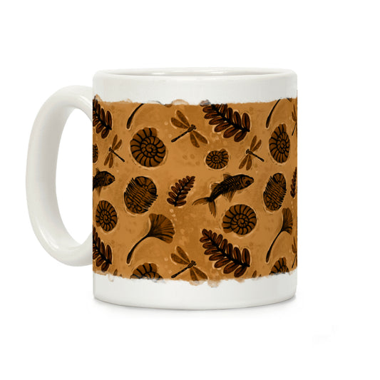Small Fossil Pattern Coffee Mug