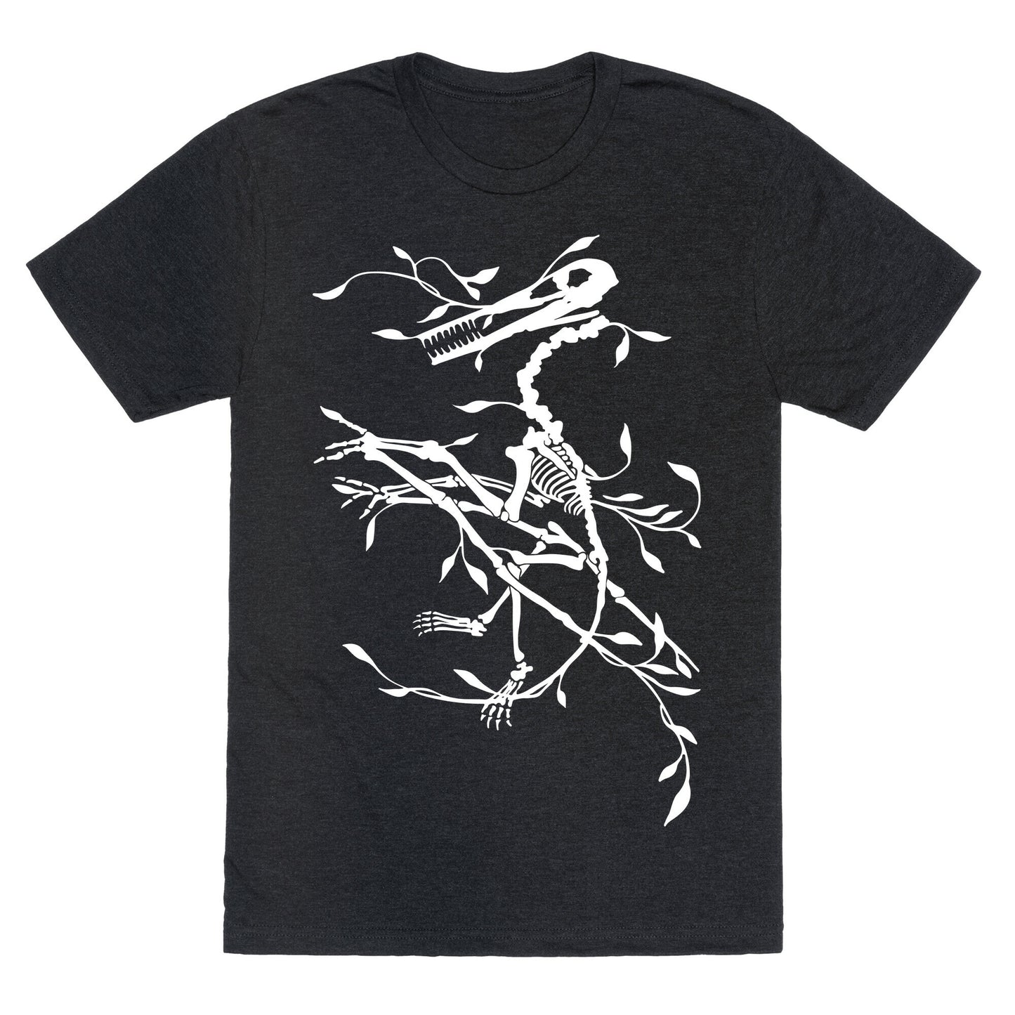 Floral Dinosaur Unisex Triblend Tee