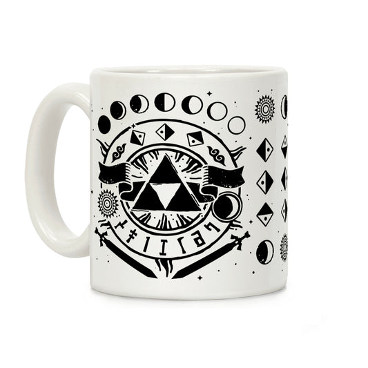 Hyrule Occult Symbols Coffee Mug