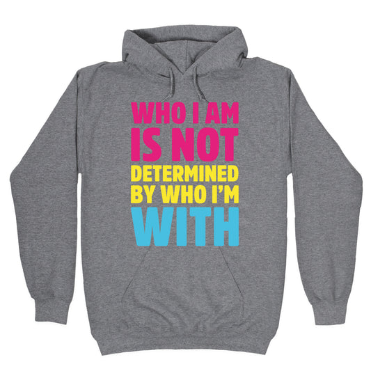 Who I Am Is Not Determined By Who I'm With (Pansexual) Hoodie