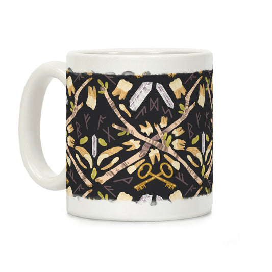 Occult Divination Pattern Coffee Mug