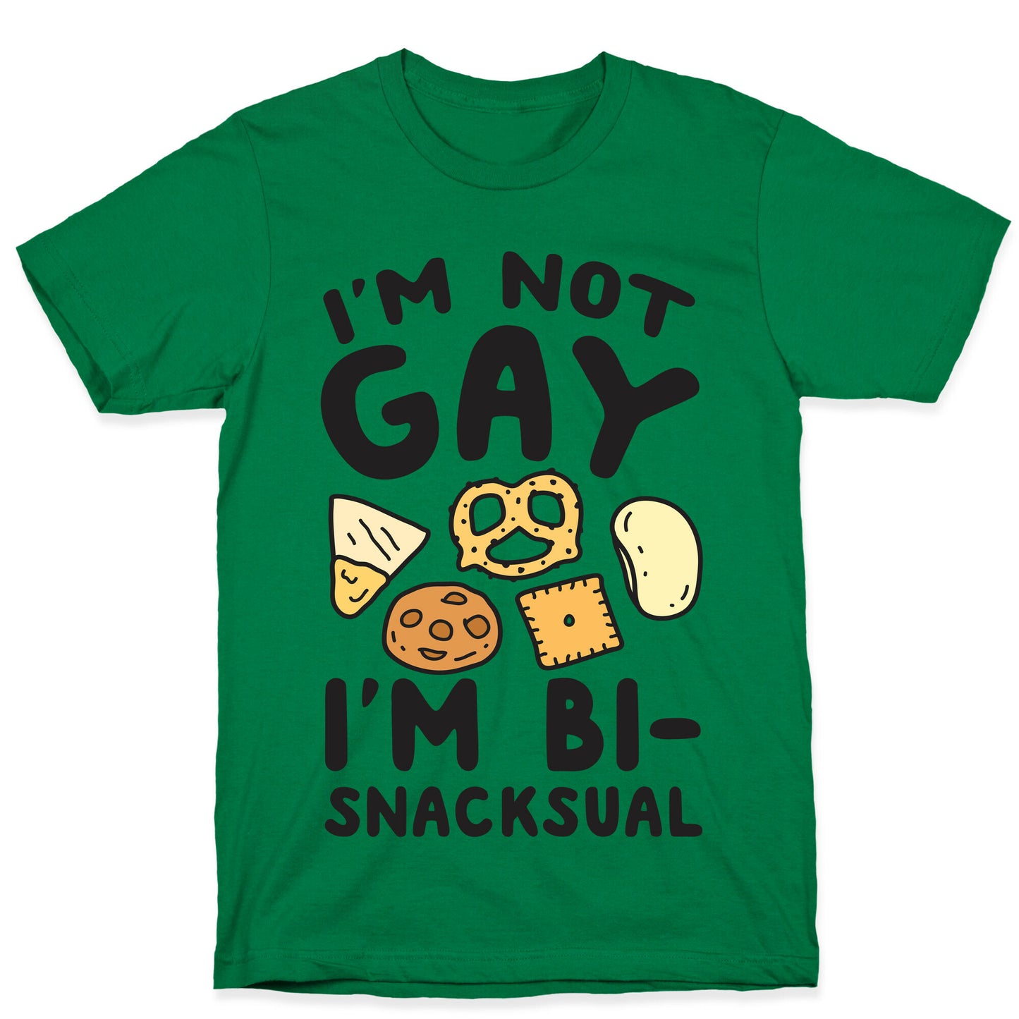I'm Not Gay I'm Bi-snacksual T-Shirt