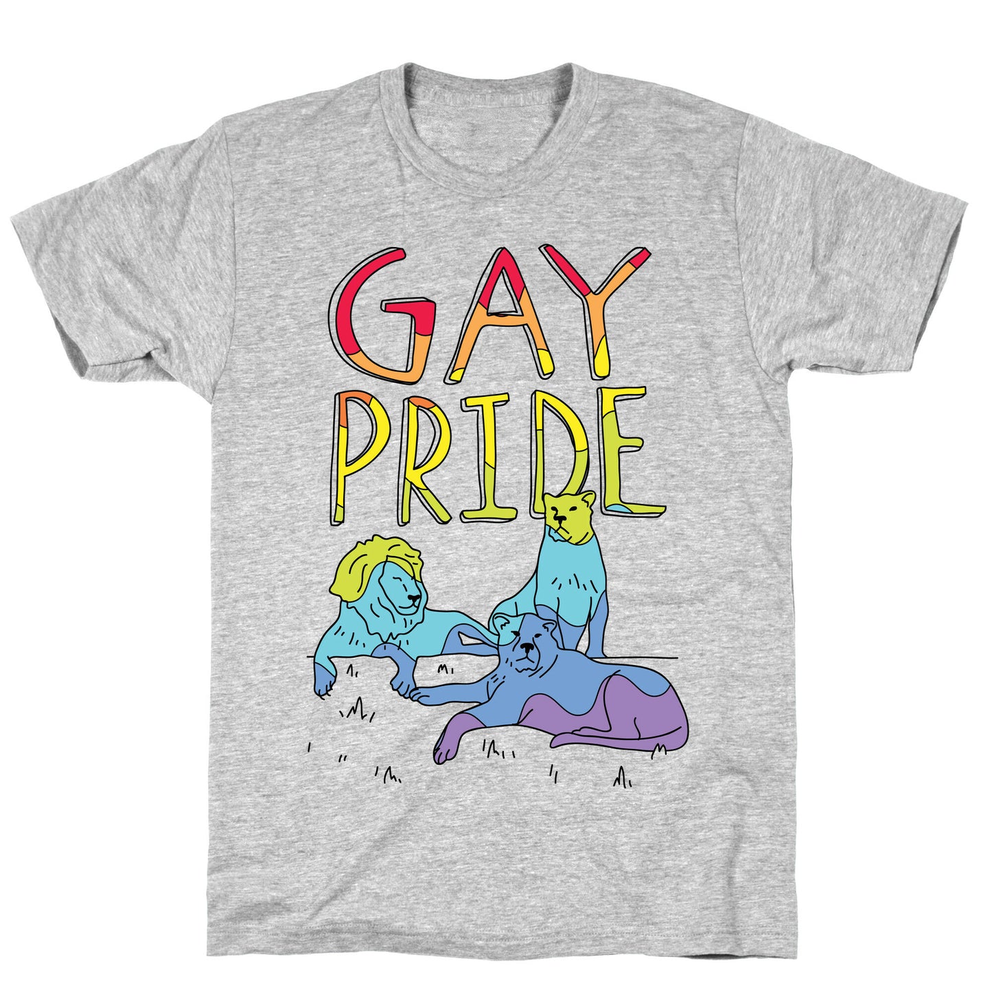 Gay Pride Of Lions T-Shirt