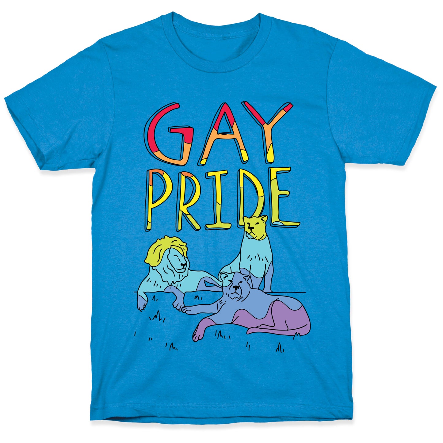 Gay Pride Of Lions T-Shirt