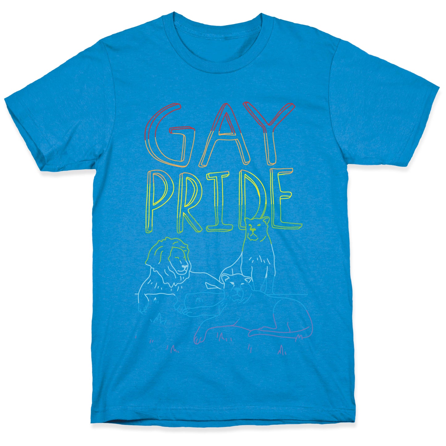 Gay Pride Of Lions T-Shirt