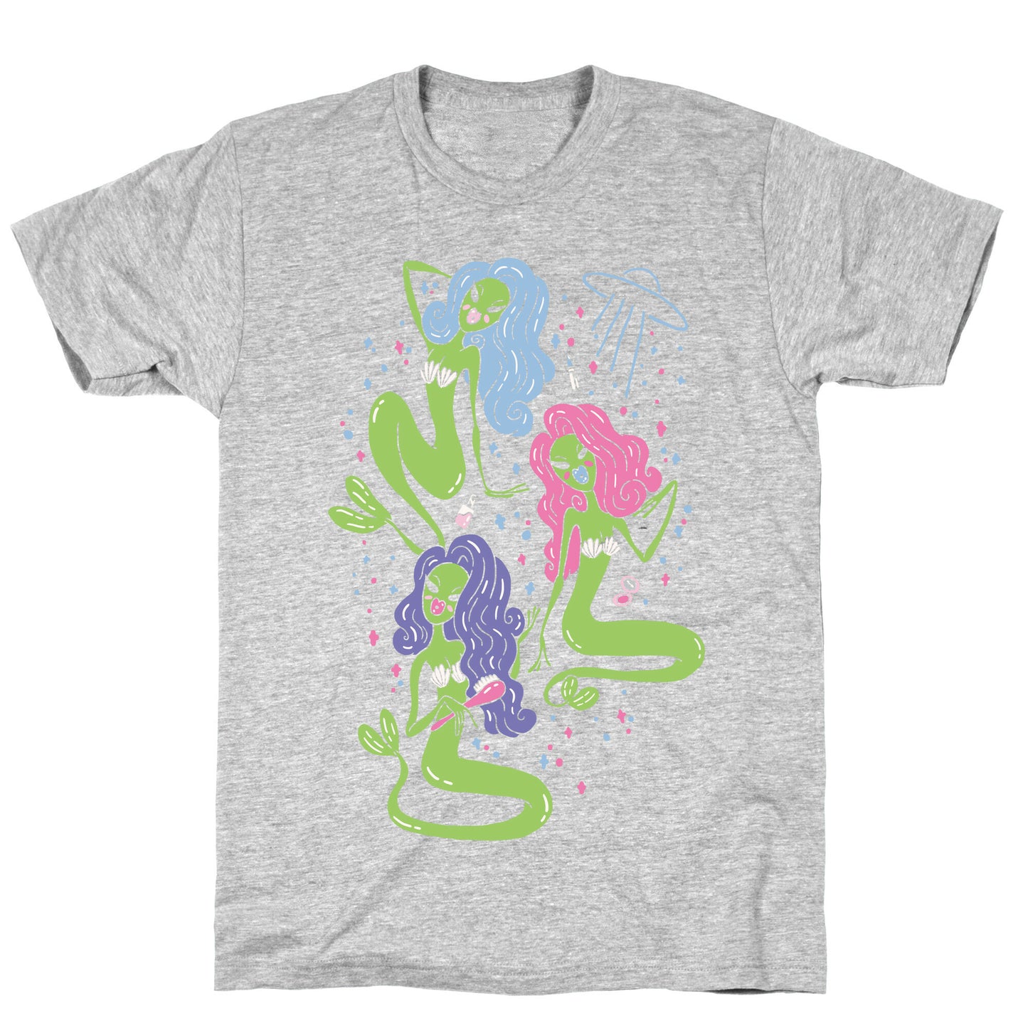 Mermaid Martians T-Shirt
