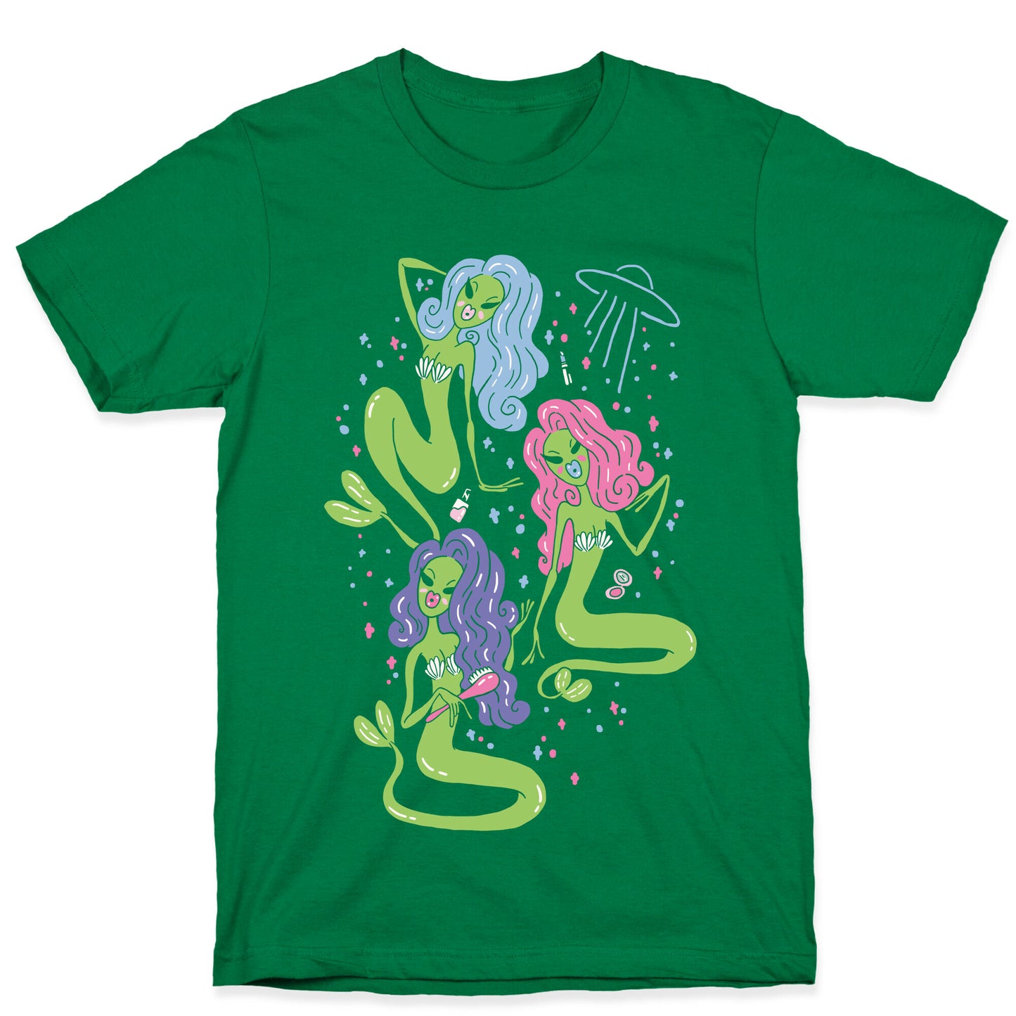 Mermaid Martians T-Shirt