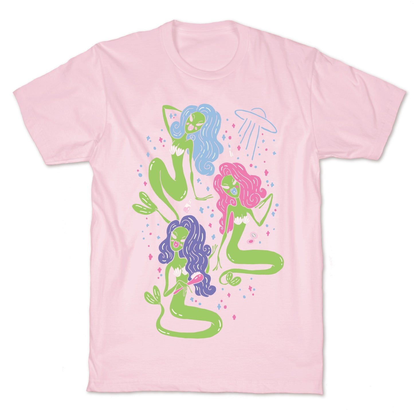 Mermaid Martians T-Shirt