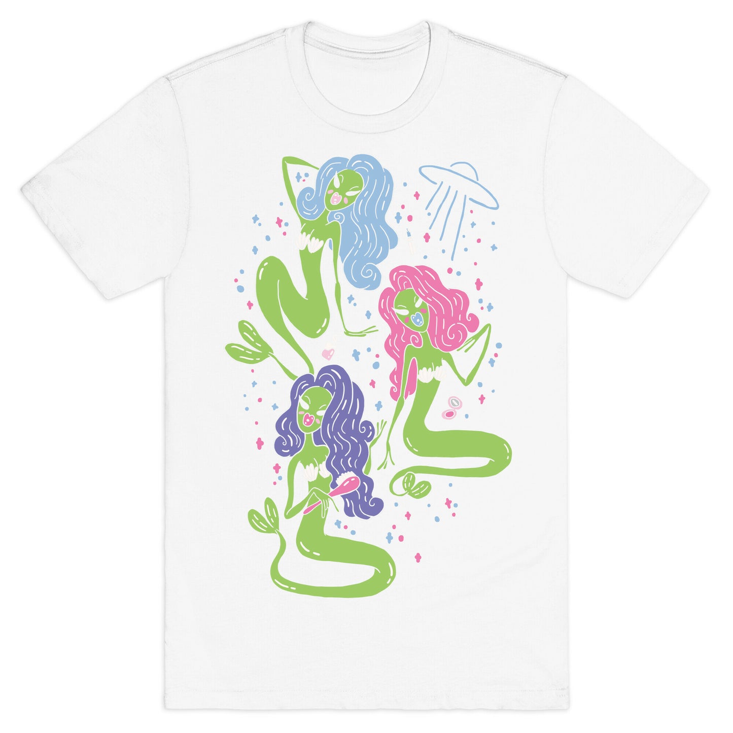 Mermaid Martians T-Shirt