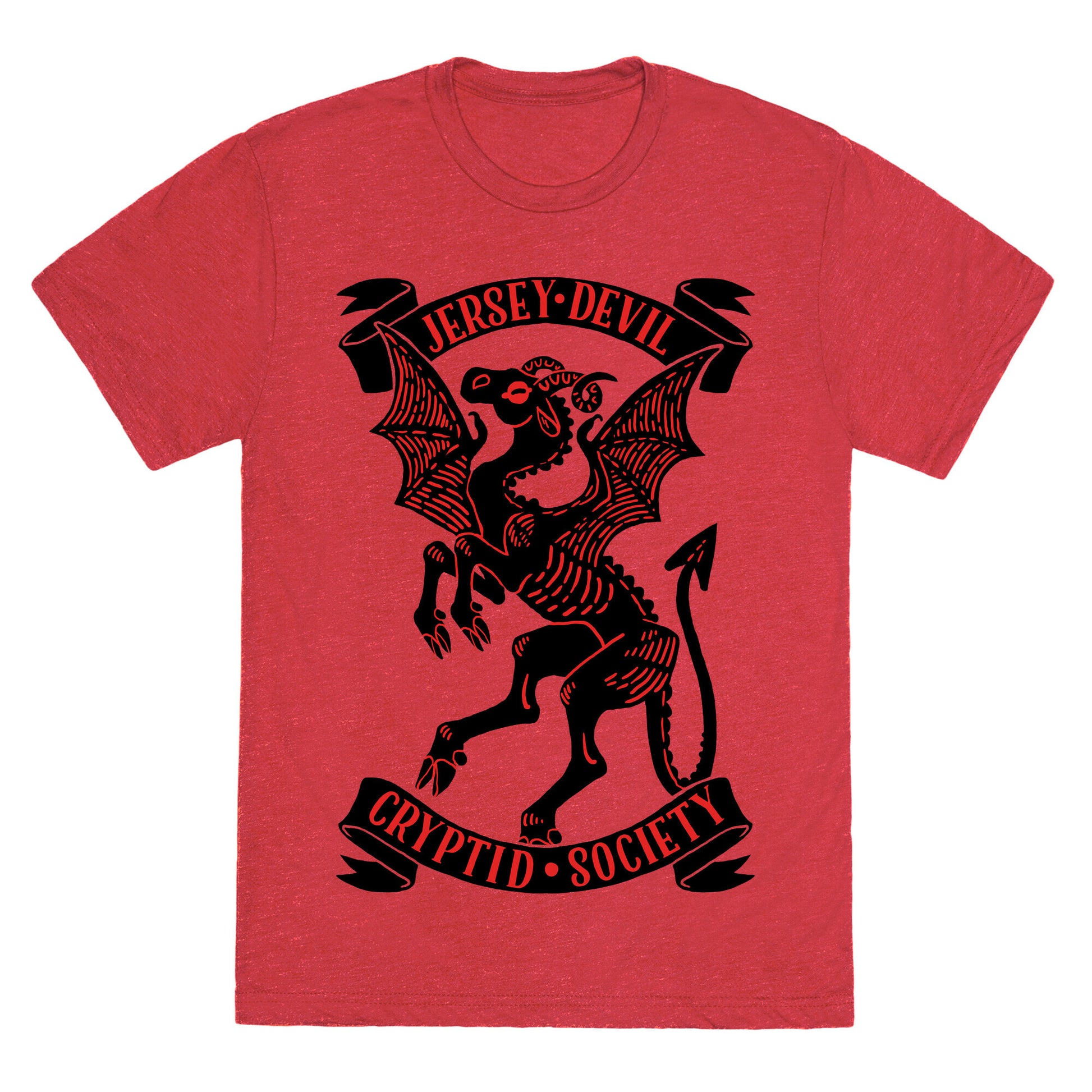 Jersey Devil Cryptid Society Unisex Triblend Tee