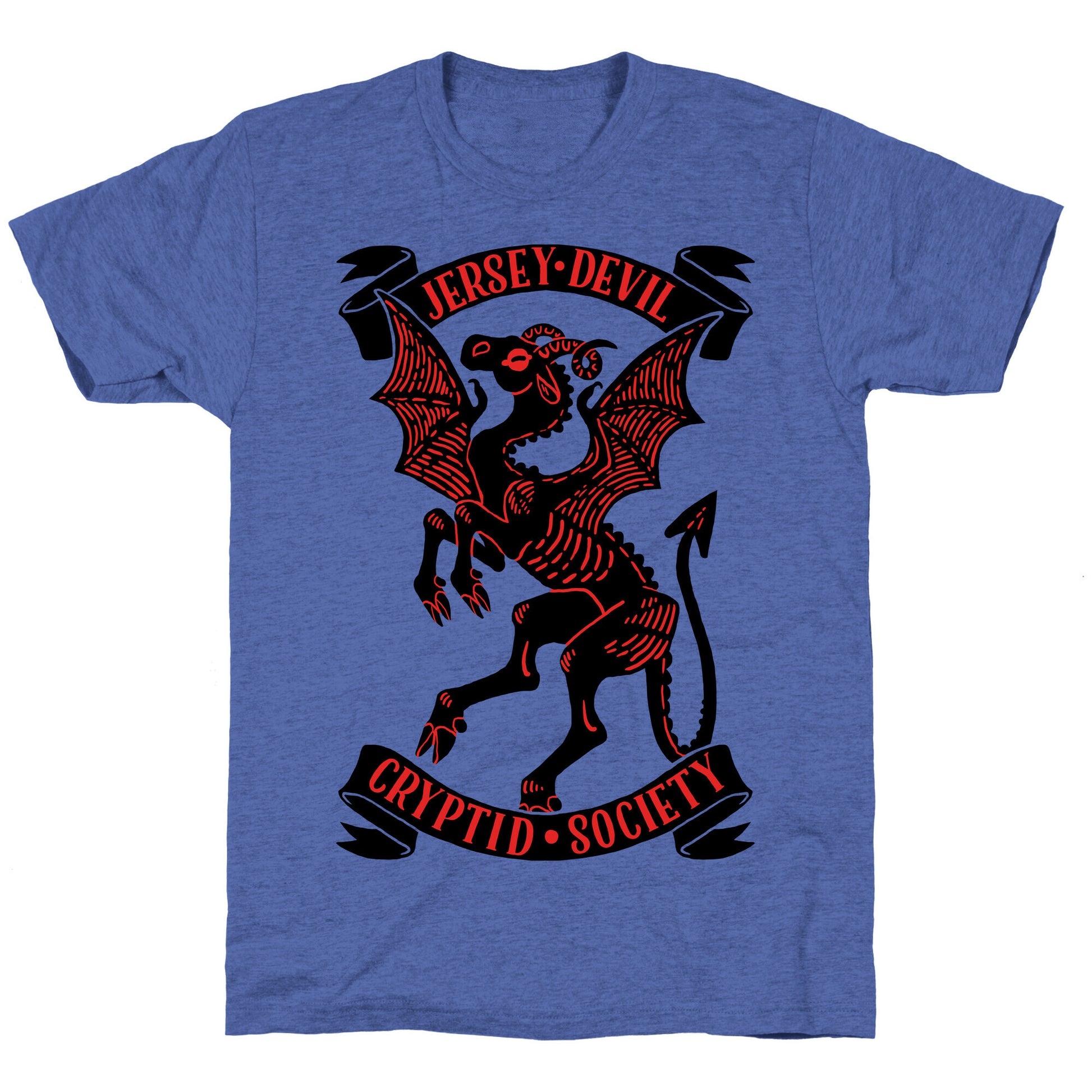 Jersey Devil Cryptid Society Unisex Triblend Tee