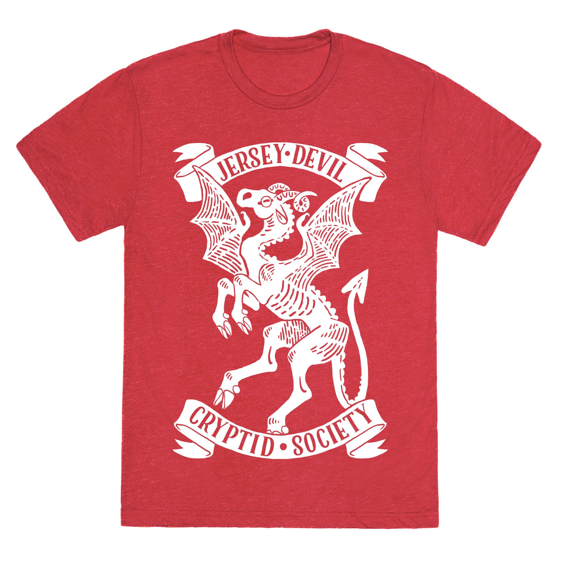 Jersey Devil Cryptid Society Unisex Triblend Tee