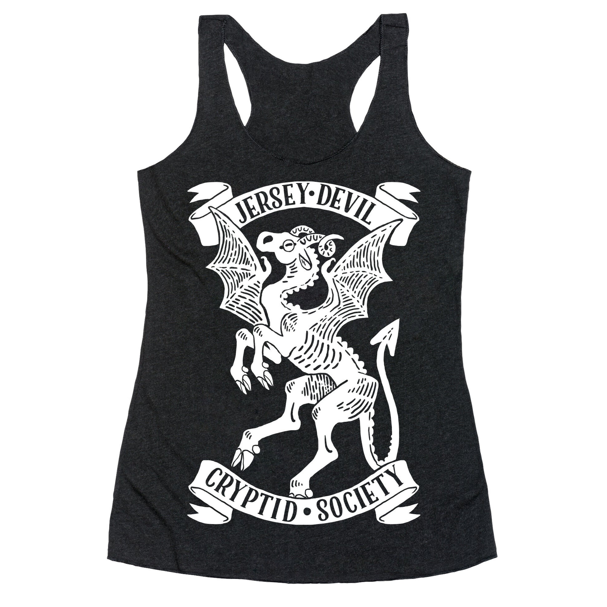 Jersey Devil Cryptid Society Racerback Tank